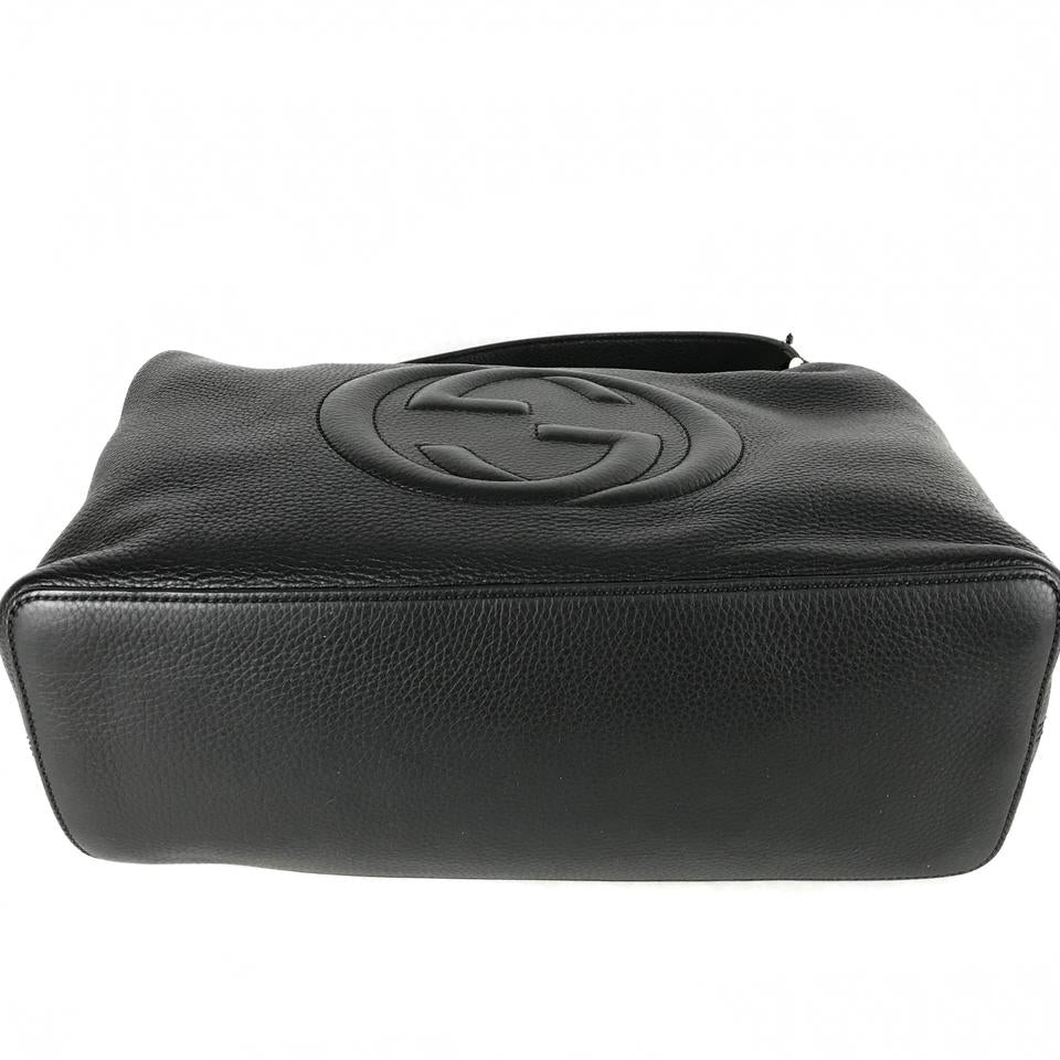 Bolso tote Gucci Soho de piel negro