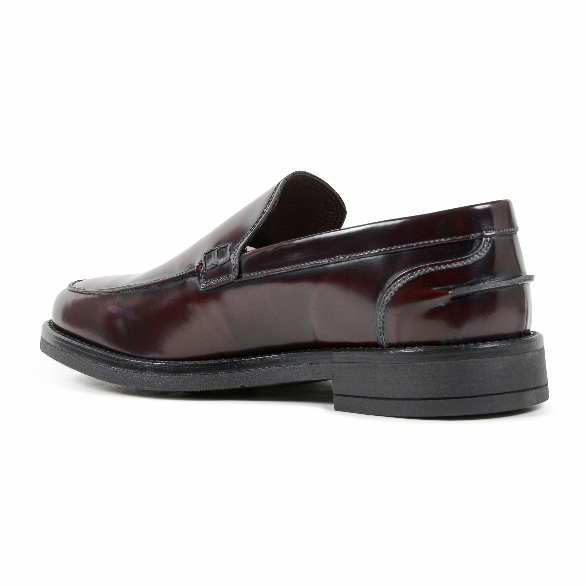 19V69 Italia Mocasín Hombre Burdeos 002 C ABRASIVATO BORDEAUX