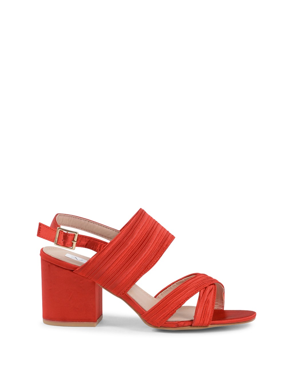 19V69 Italia Sandalia de tira trasera para mujer Roja V31 ROJA