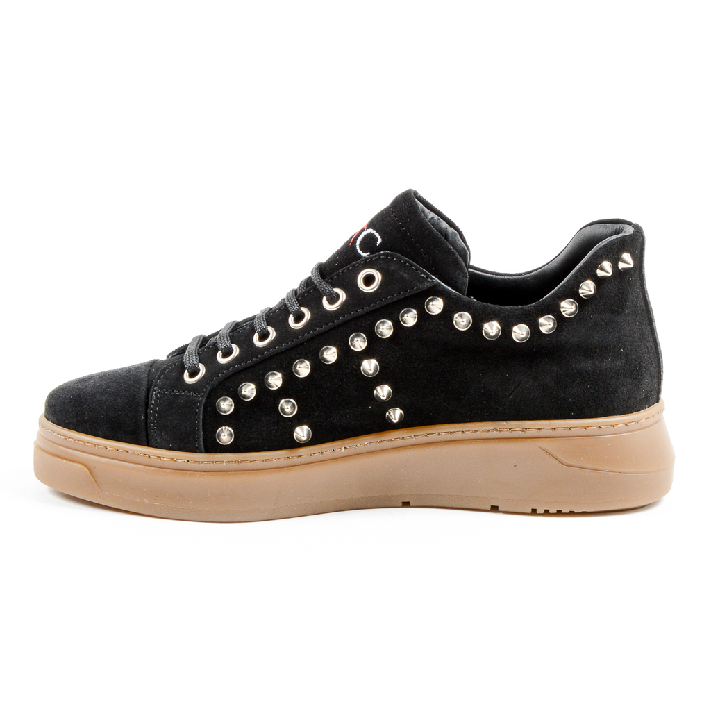 Zapatillas deportivas Andrew Charles para hombre, color negro, talla LIL