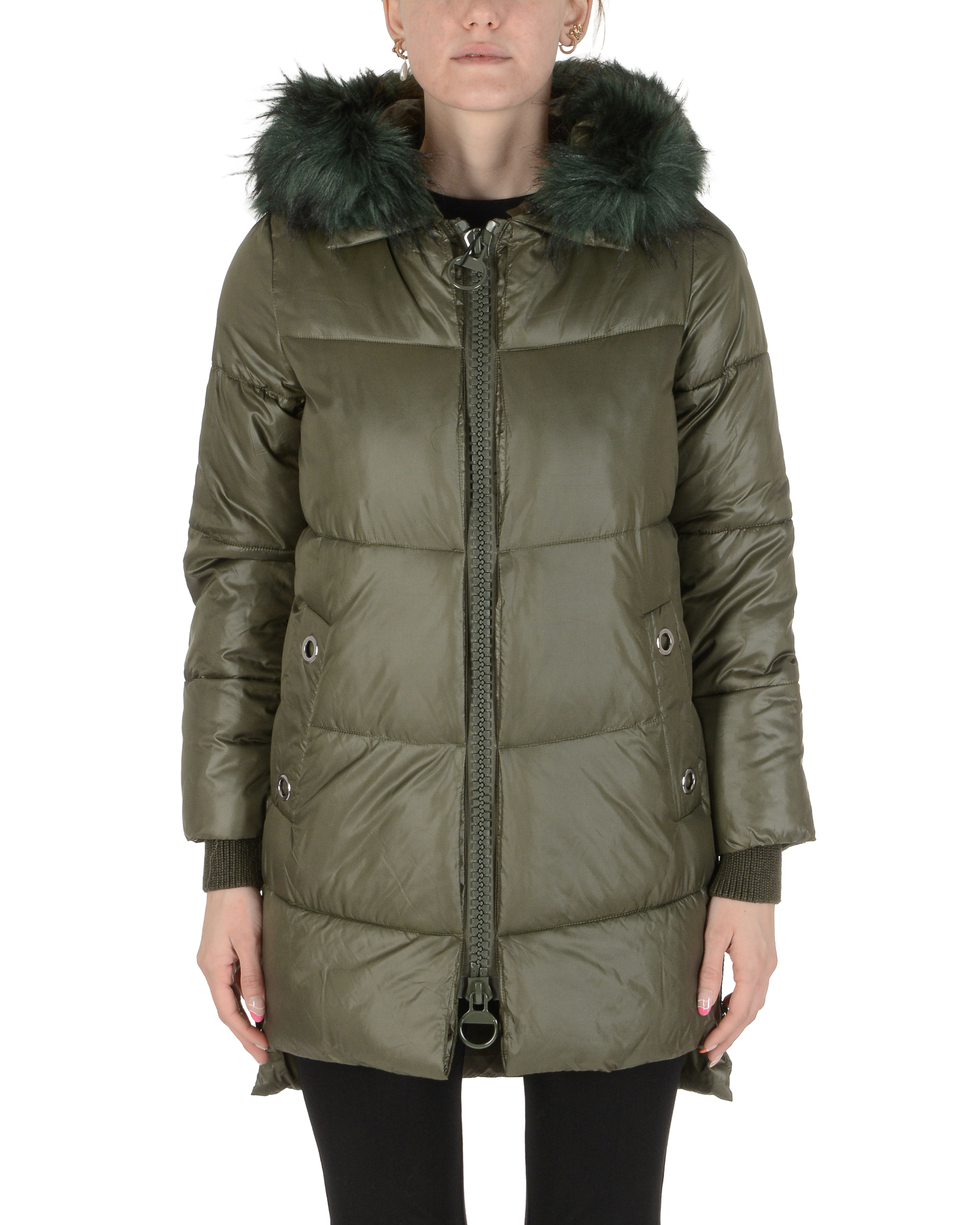 19V69 Italia Chaqueta de mujer Verde oscuro SAMIRA VERDE OSCURO