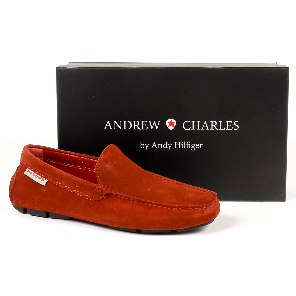 Mocasines Andrew Charles para hombre, color marrón TRON