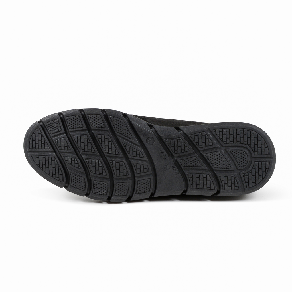 19V69 Italia Botín Hombre Negro Gris 930 CAMOSCIO NERO GRIGIO