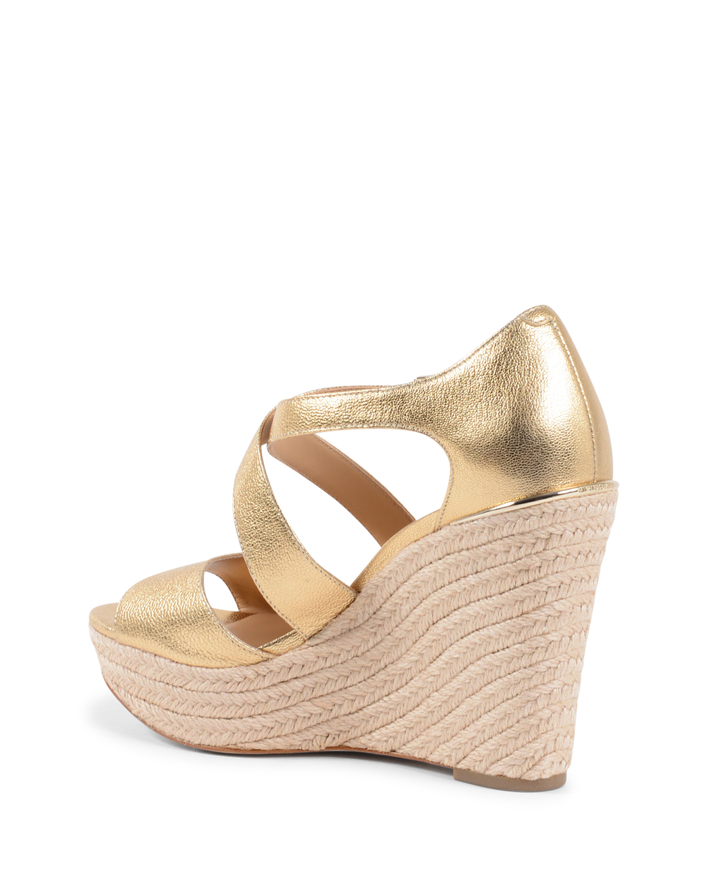 Sandalias de cuña Michael Kors para mujer doradas ABBOTT