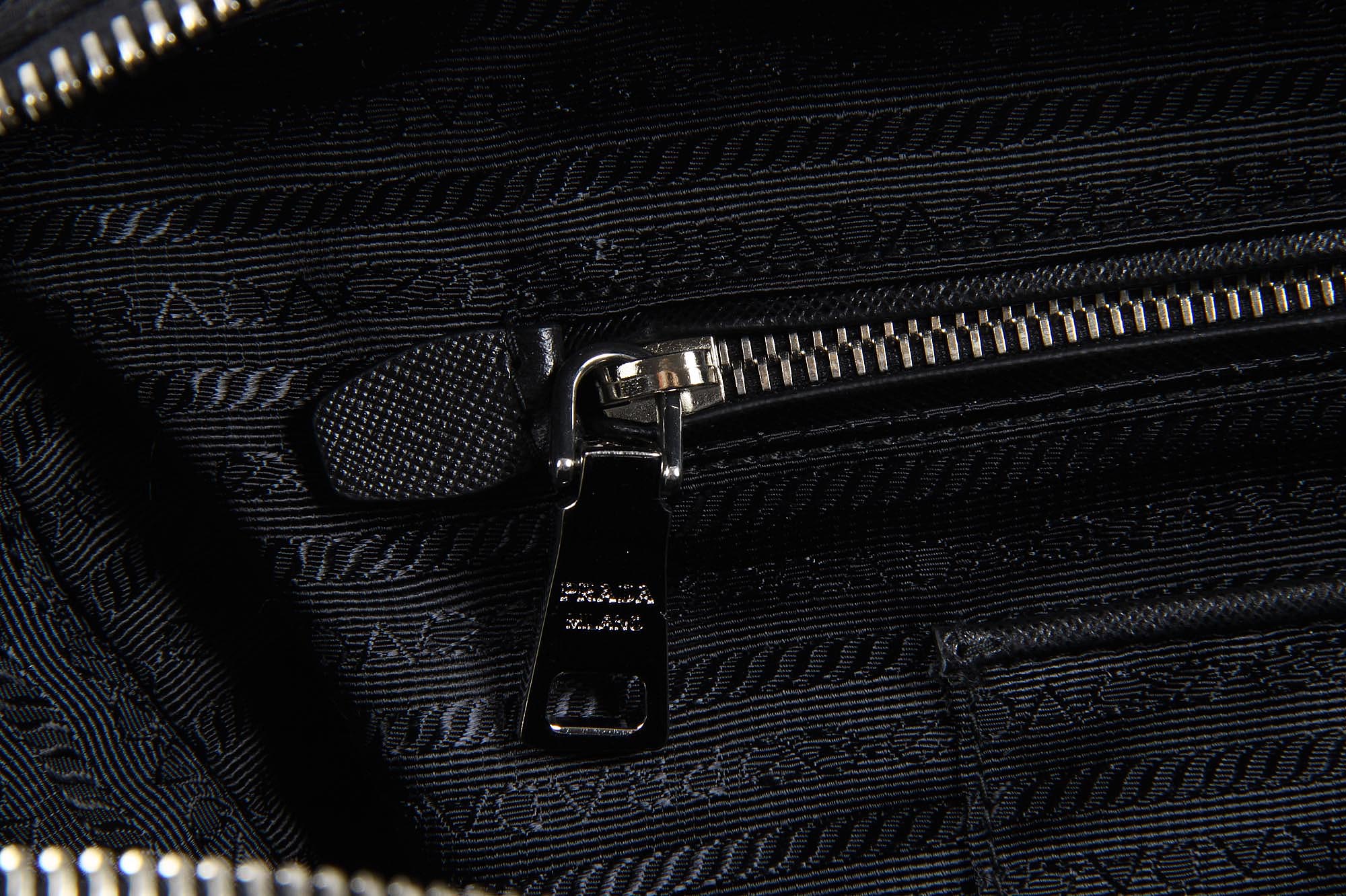 Bolso acolchado Prada BL0774 Nero Tessuto Impuntu