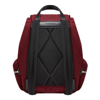 Mochila de nailon Burberry burdeos