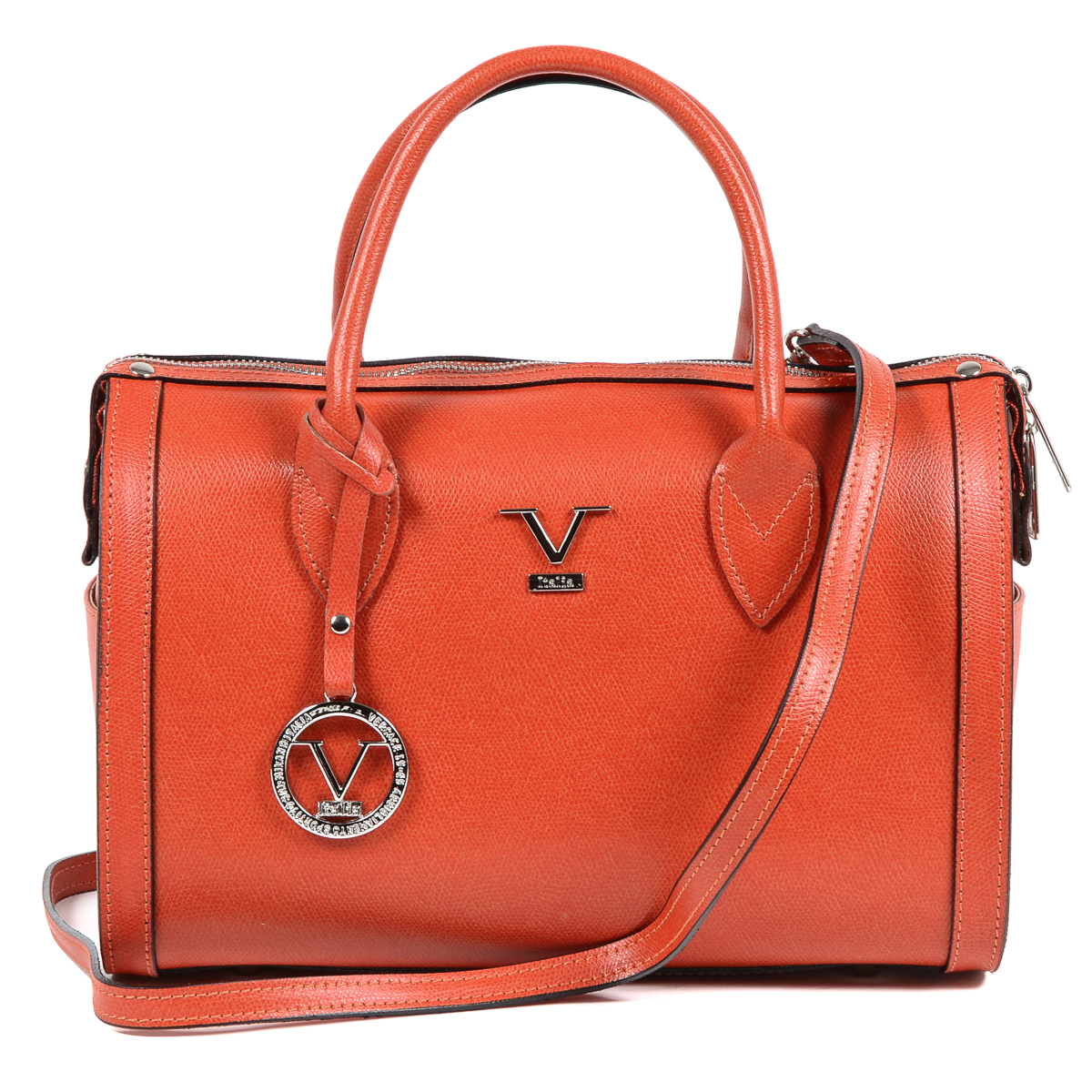 Bolso de mano para mujer V 1969 Italia marrón V014 MARRONE