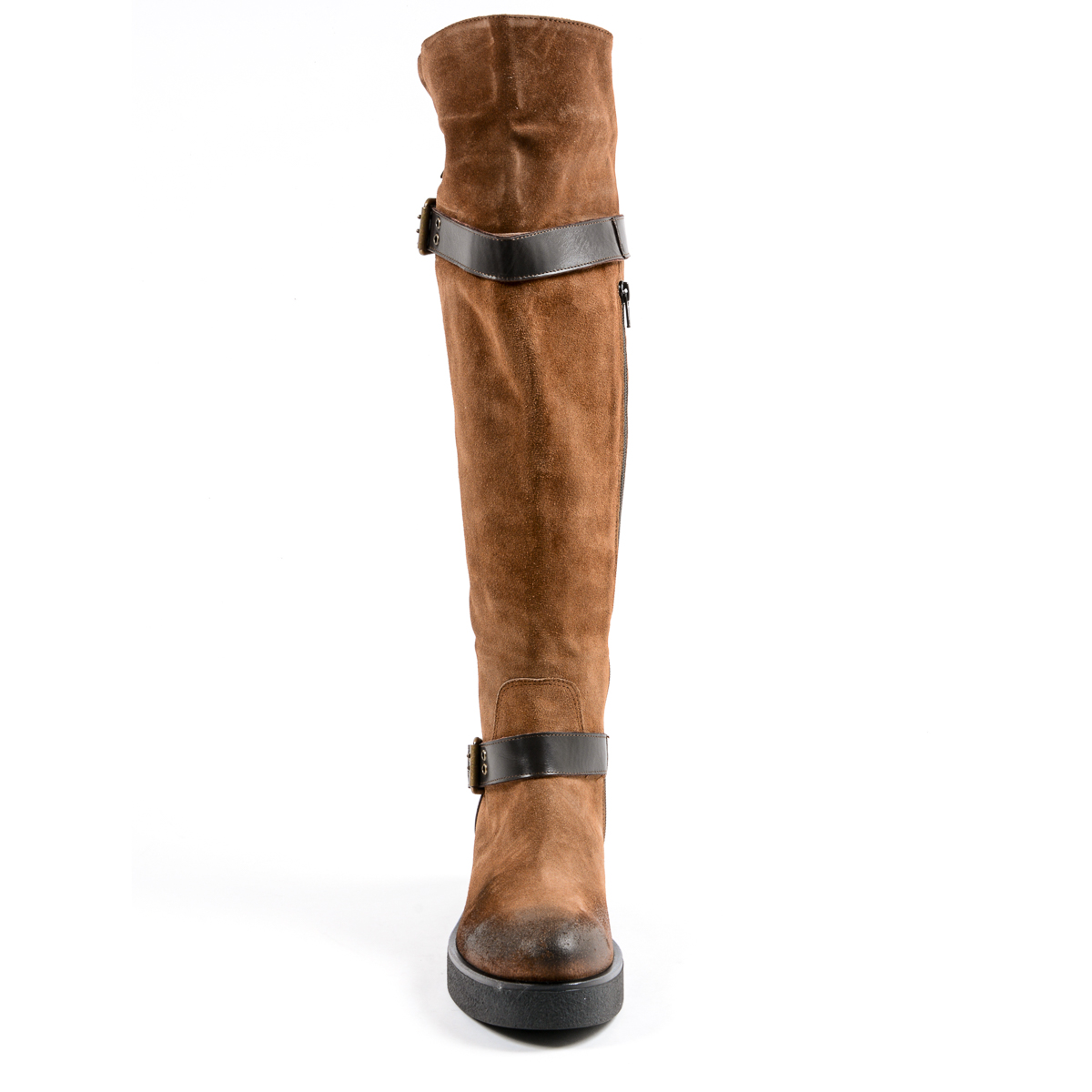 Andrew Charles Womens High Boot Brown ALANIS