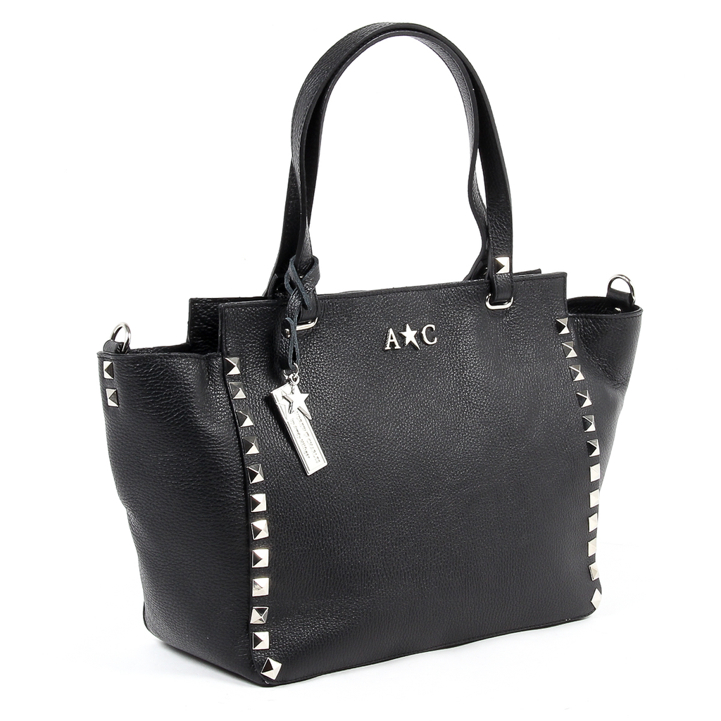 Andrew Charles Womens Handbag Black JASMIN