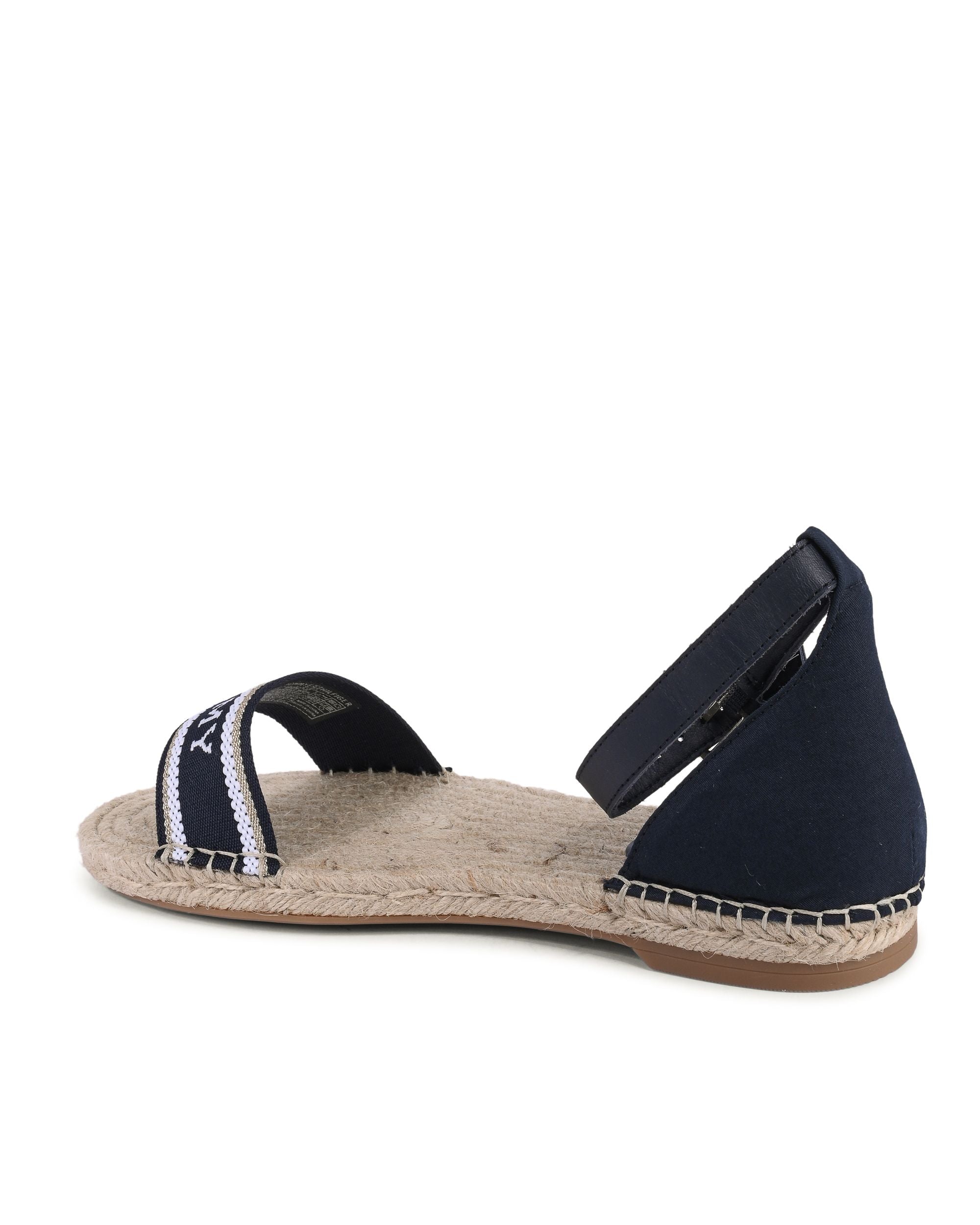 Tommy Hilfiger - Sandalias de cuña para mujer, color azul, FW0FW08047DW6