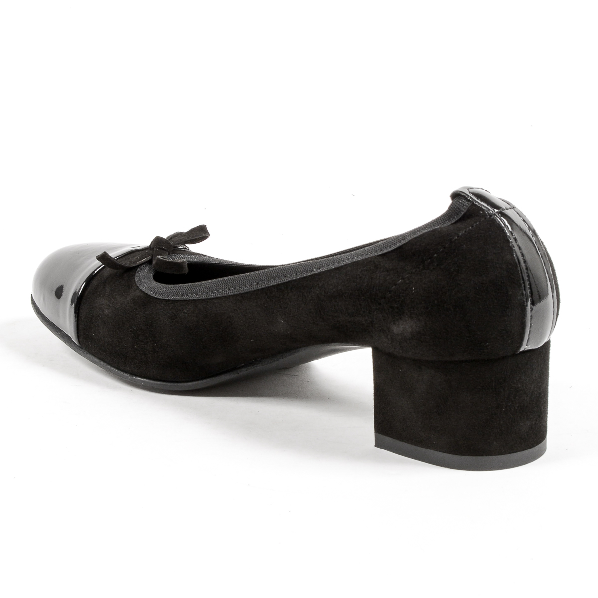 Andrew Charles Womens Ballerina Black FLORENCE