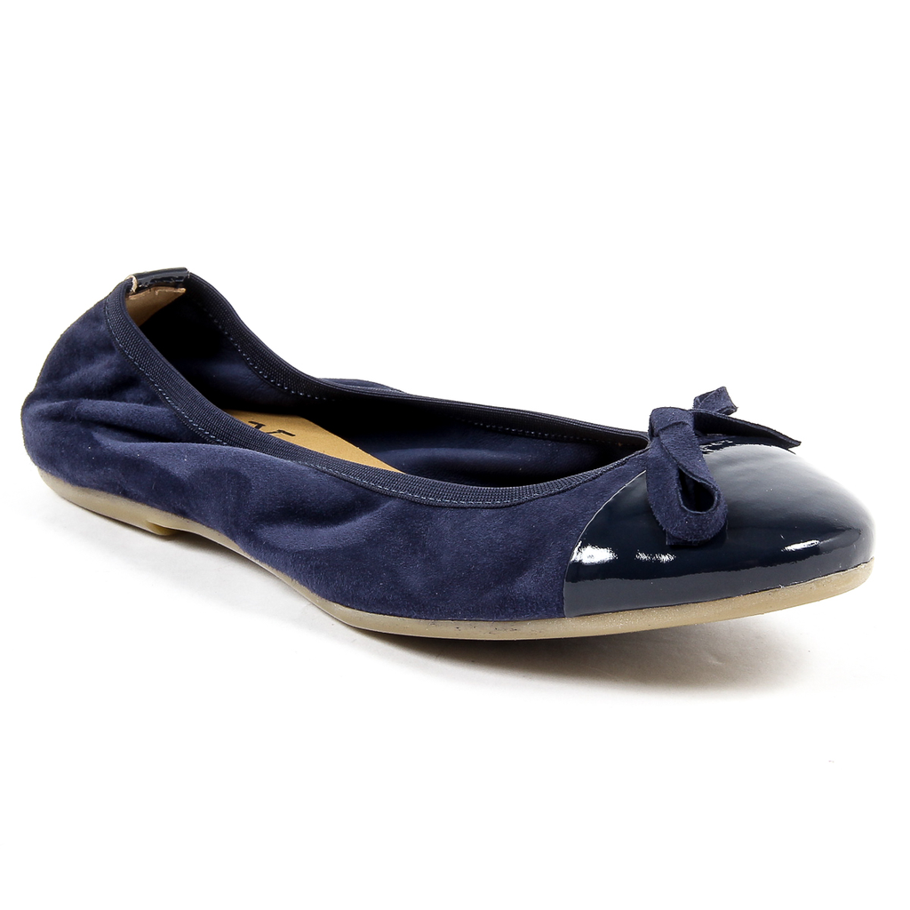 V 1969 Italia Womens Soft Ballerina Blue PAMELA