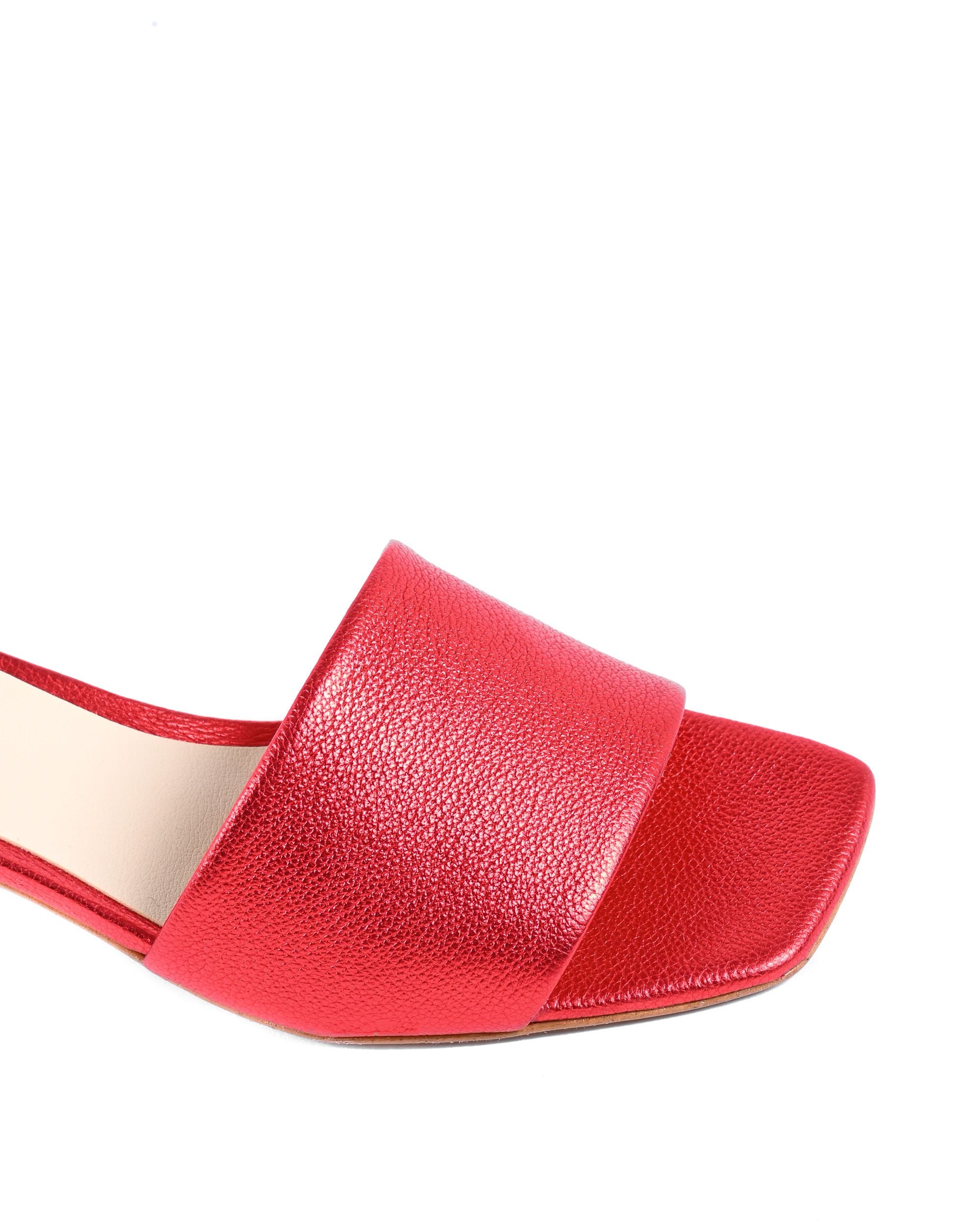 19V69 Italia Sandalia de mujer roja NEPER VIT. BOT. ROSSO