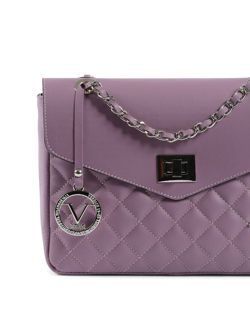 V Italia Womens Handbag Violet V024-S SAUVAGE MALVA