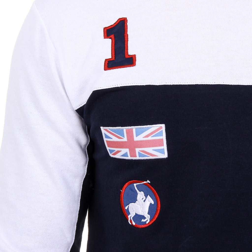Suéter de hombre Ufford & Suffolk Polo Club de manga larga y cuello redondo