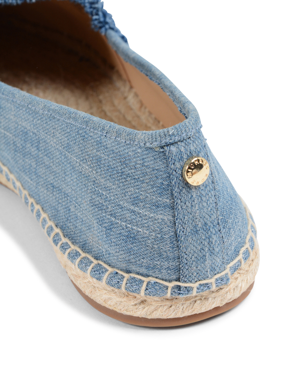 Alpargatas sin cordones Michael Kors para mujer, de mezclilla azul TIBBY