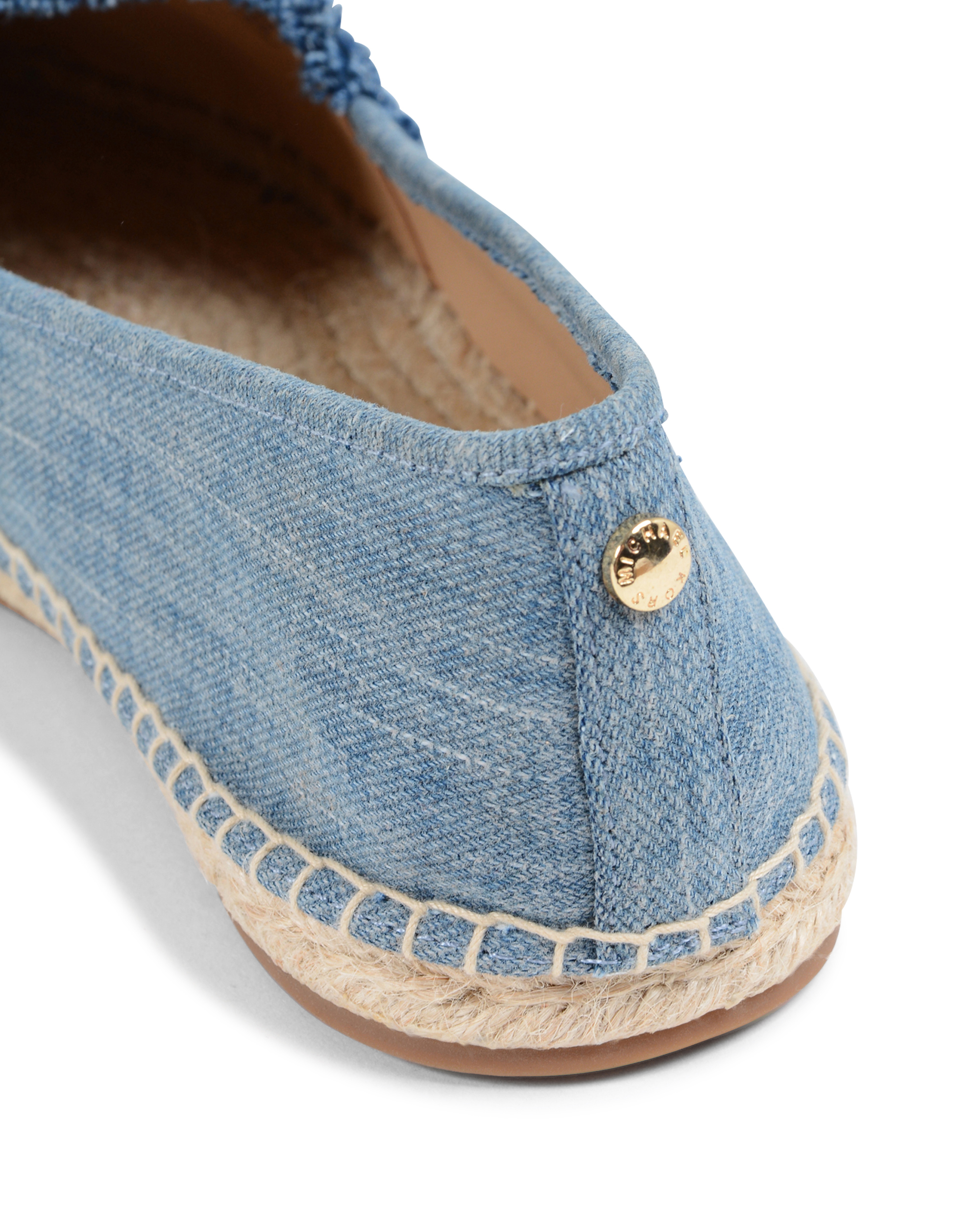 Alpargatas sin cordones Michael Kors para mujer, de mezclilla azul TIBBY