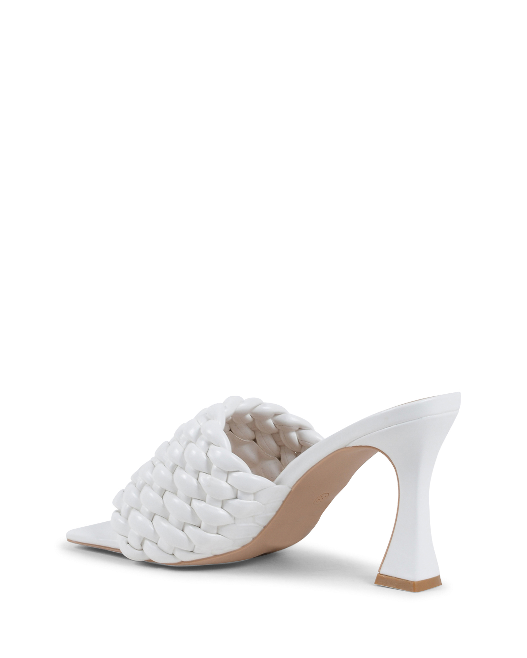 19V69 Italia Womens Mule Sandal White V8185 WHITE