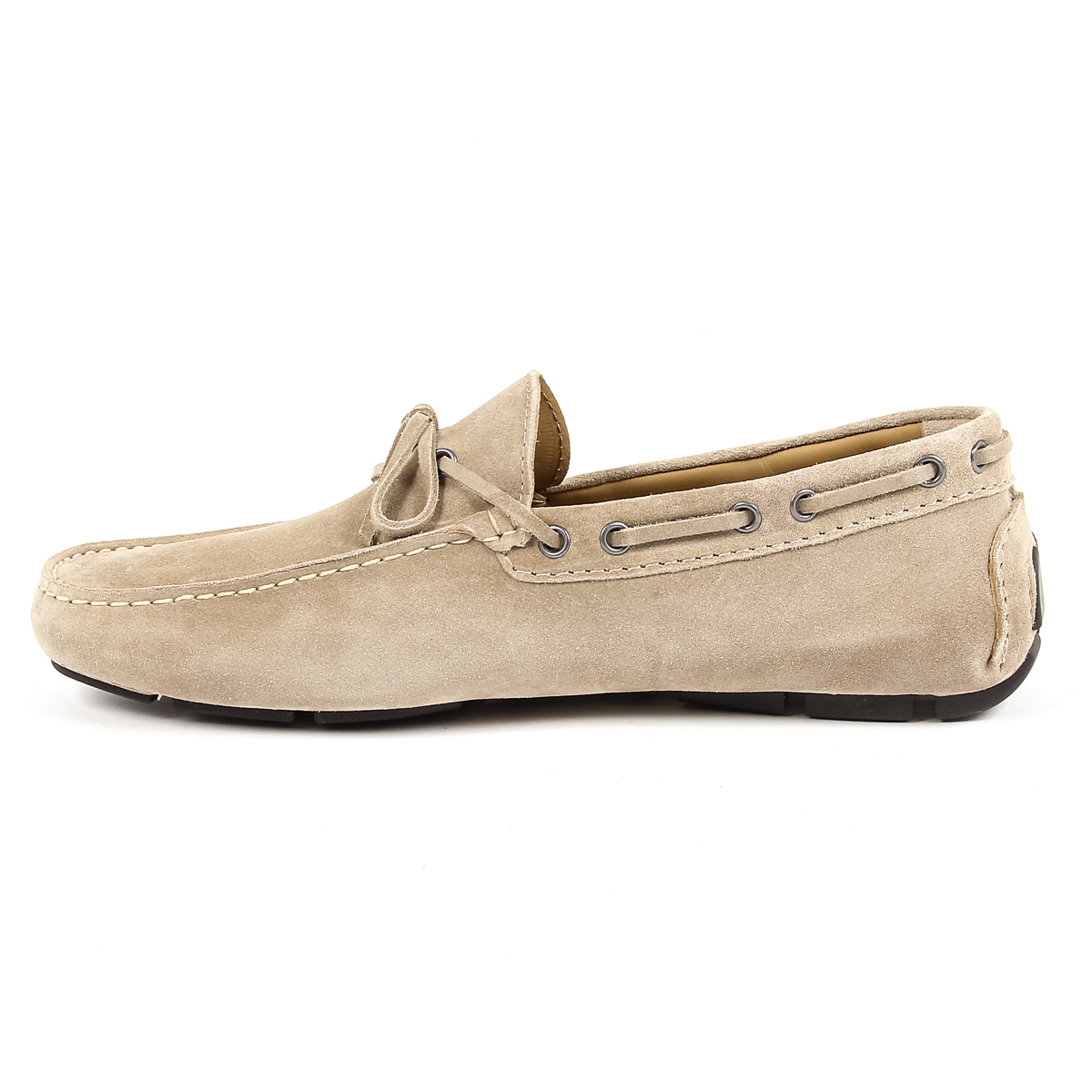 Mocasines V 1969 Italia para hombre color topo ADAM