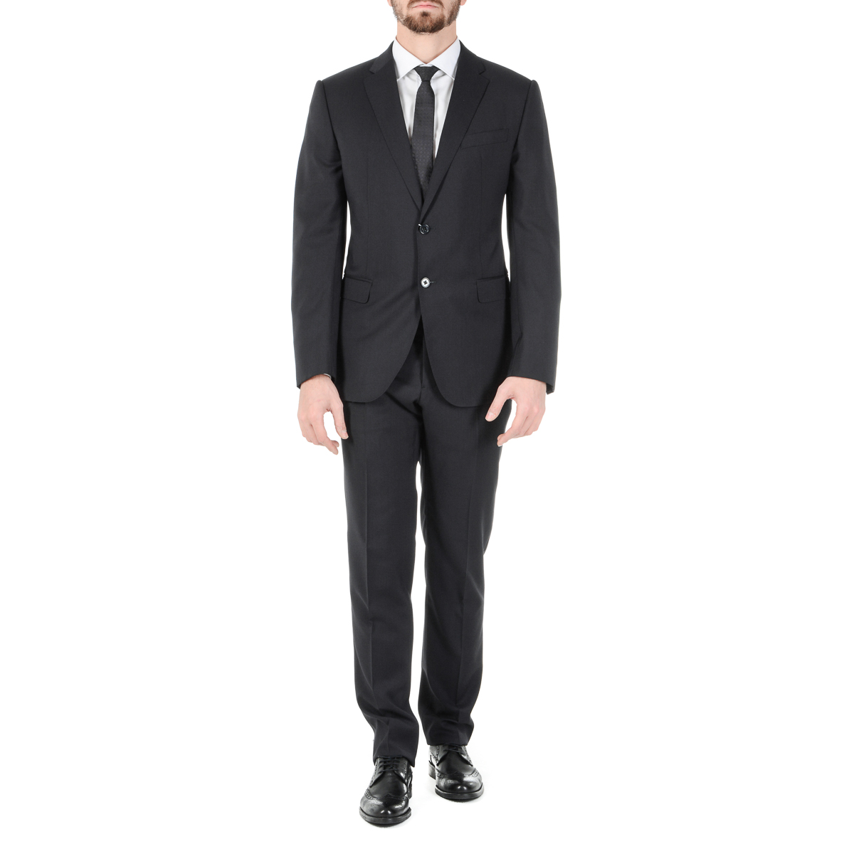 Armani Collezioni Mens Suit Black