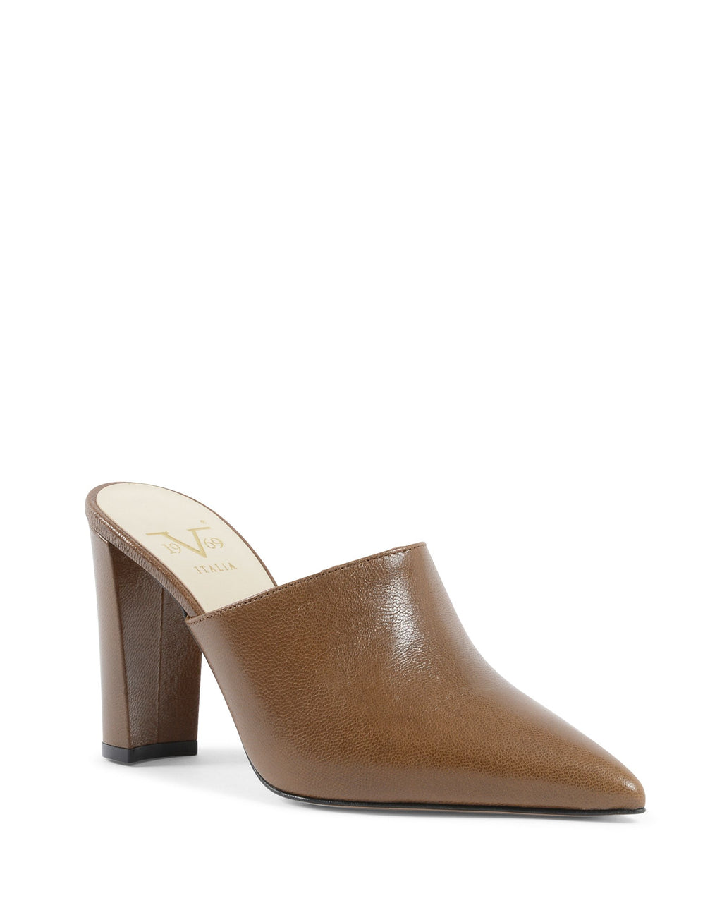 19V69 Italia Sandalia Mule para Mujer Marrón LEYA90 BOTERO TABACO