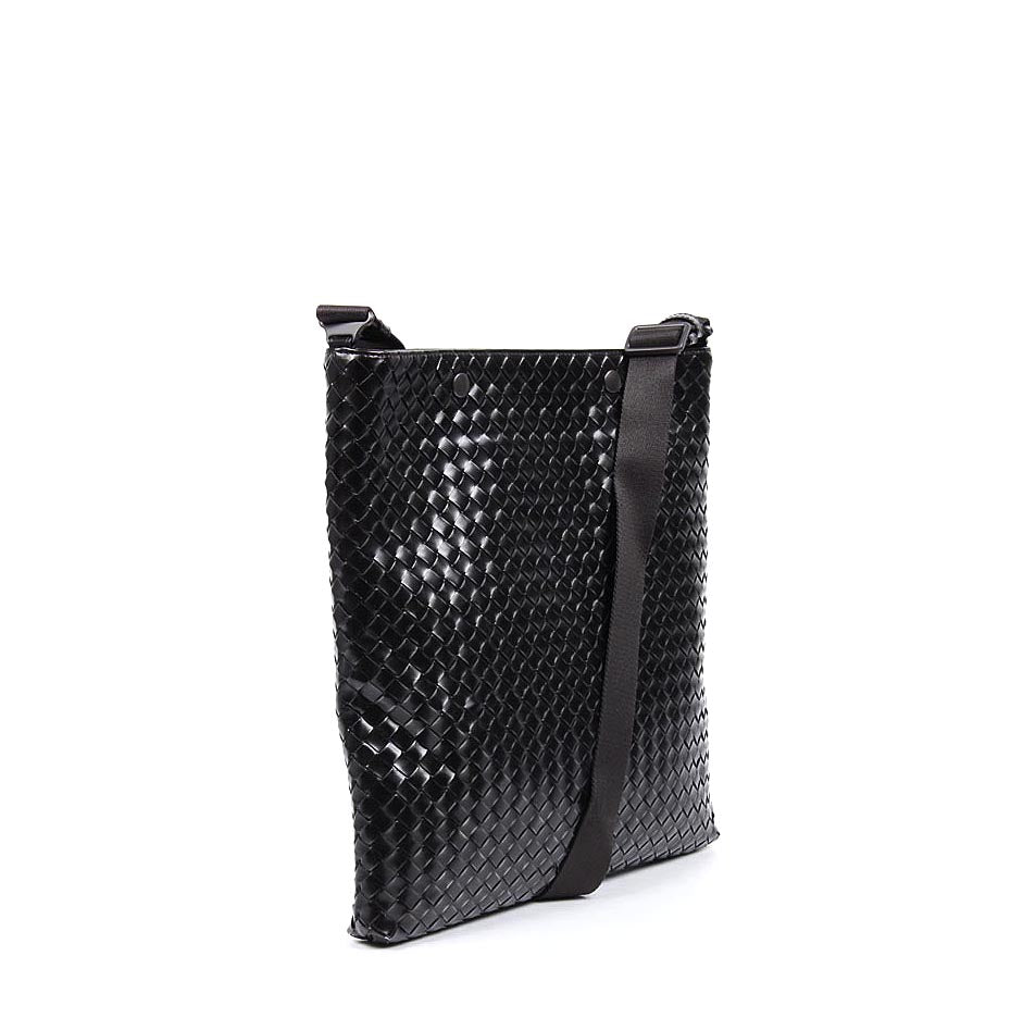 Tracolla Messenger intrecciato Mujer Bottega Veneta Nero 344801 VAGJ1 1261F