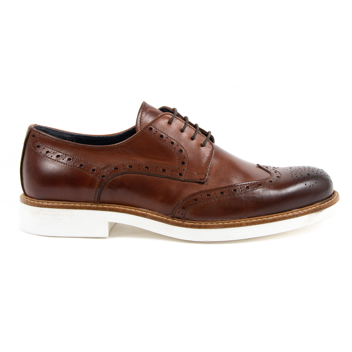 V 1969 Italia - Zapatos brogue para hombre, color marrón, VINCENT