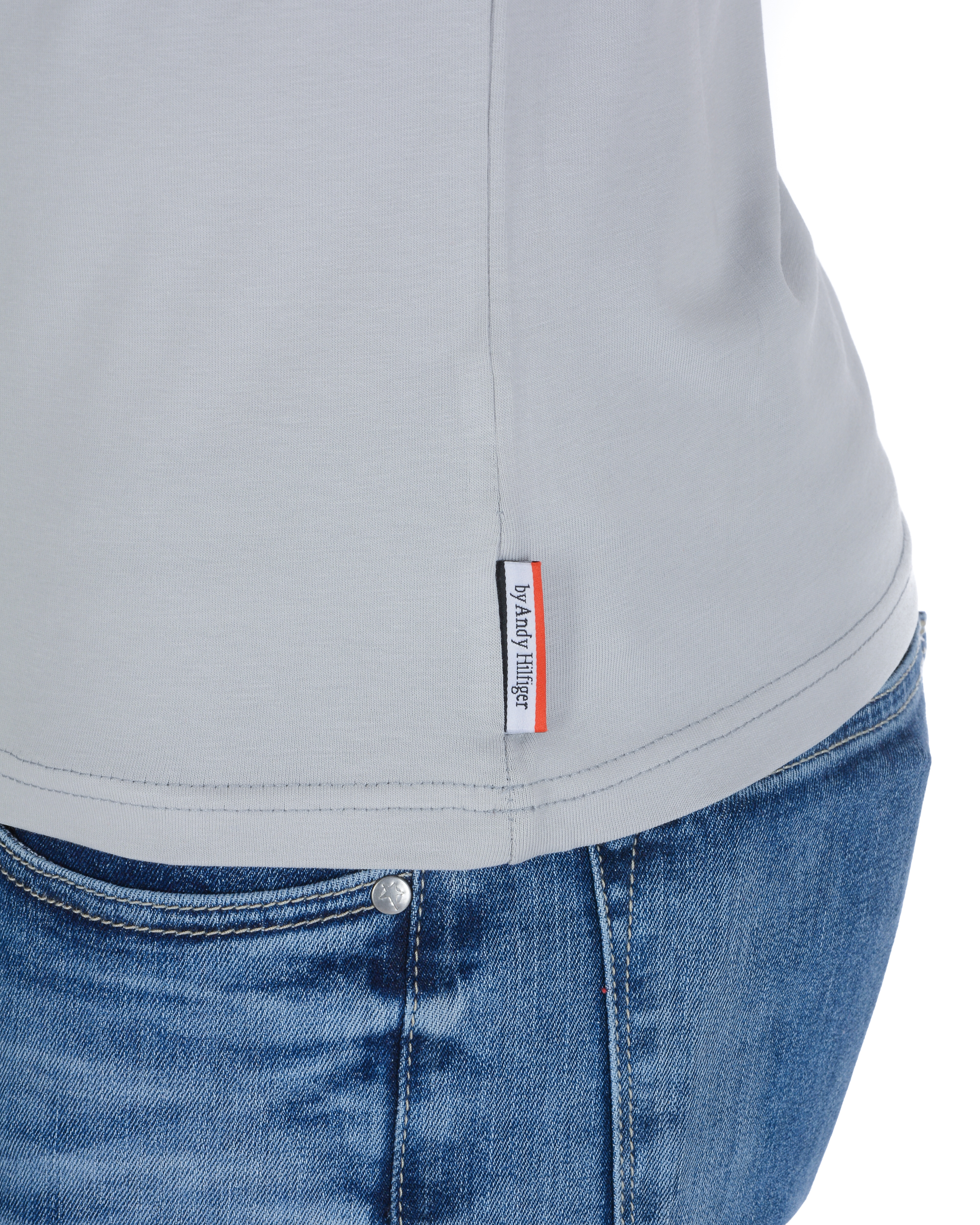 Camiseta Andrew Charles para hombre KEITA GRIS CLARO S14