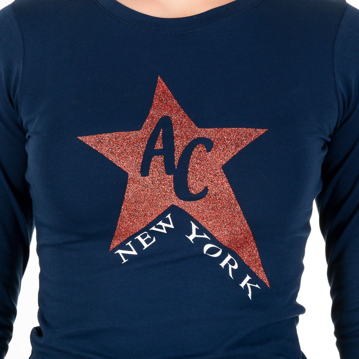 Camiseta de manga larga para mujer Andrew Charles By Andy Hilfiger TS602 031002 PHENIX NAVY S8