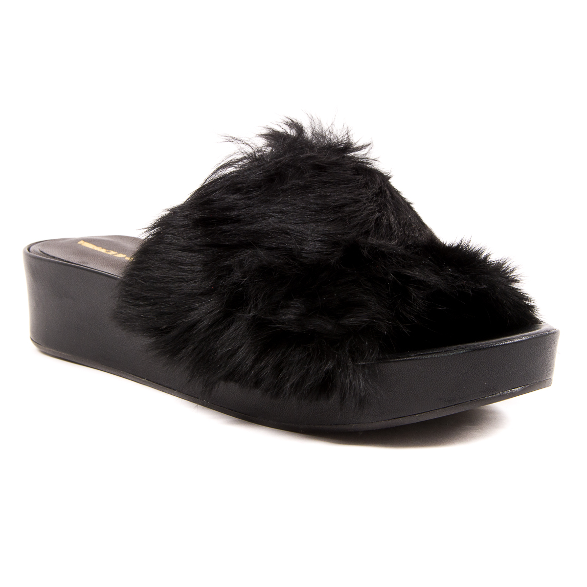 Sandalia V 1969 Italia para mujer, color negro, GREENWOOD