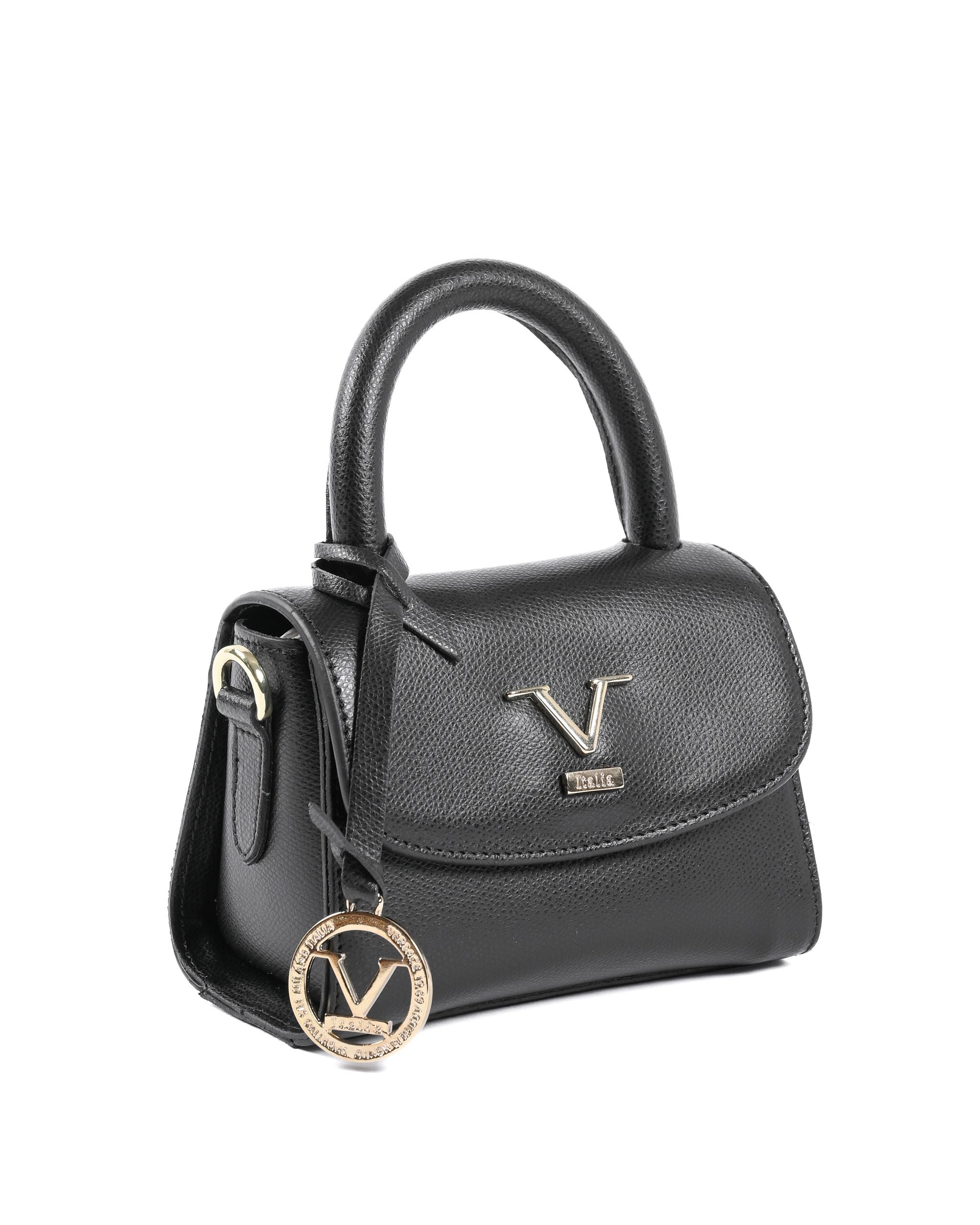 V Italia Bolso mini para mujer negro GAR10V-S PALMELLATO NERO