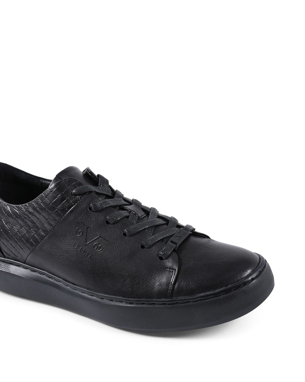 19V69 Italia Zapatillas de hombre negras YO JZD18-1LA NEGRAS