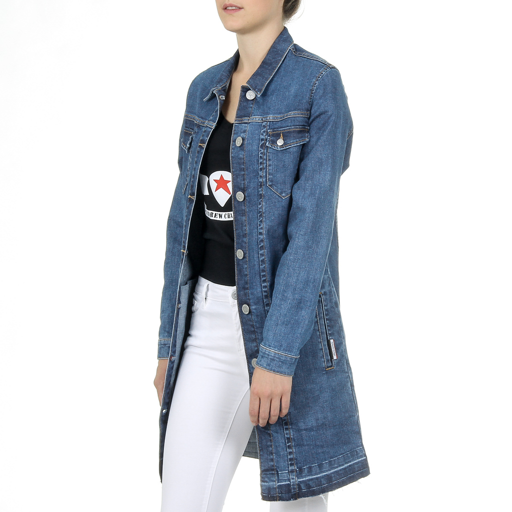 Chaqueta vaquera de manga larga para mujer de Andrew Charles LETIZIA