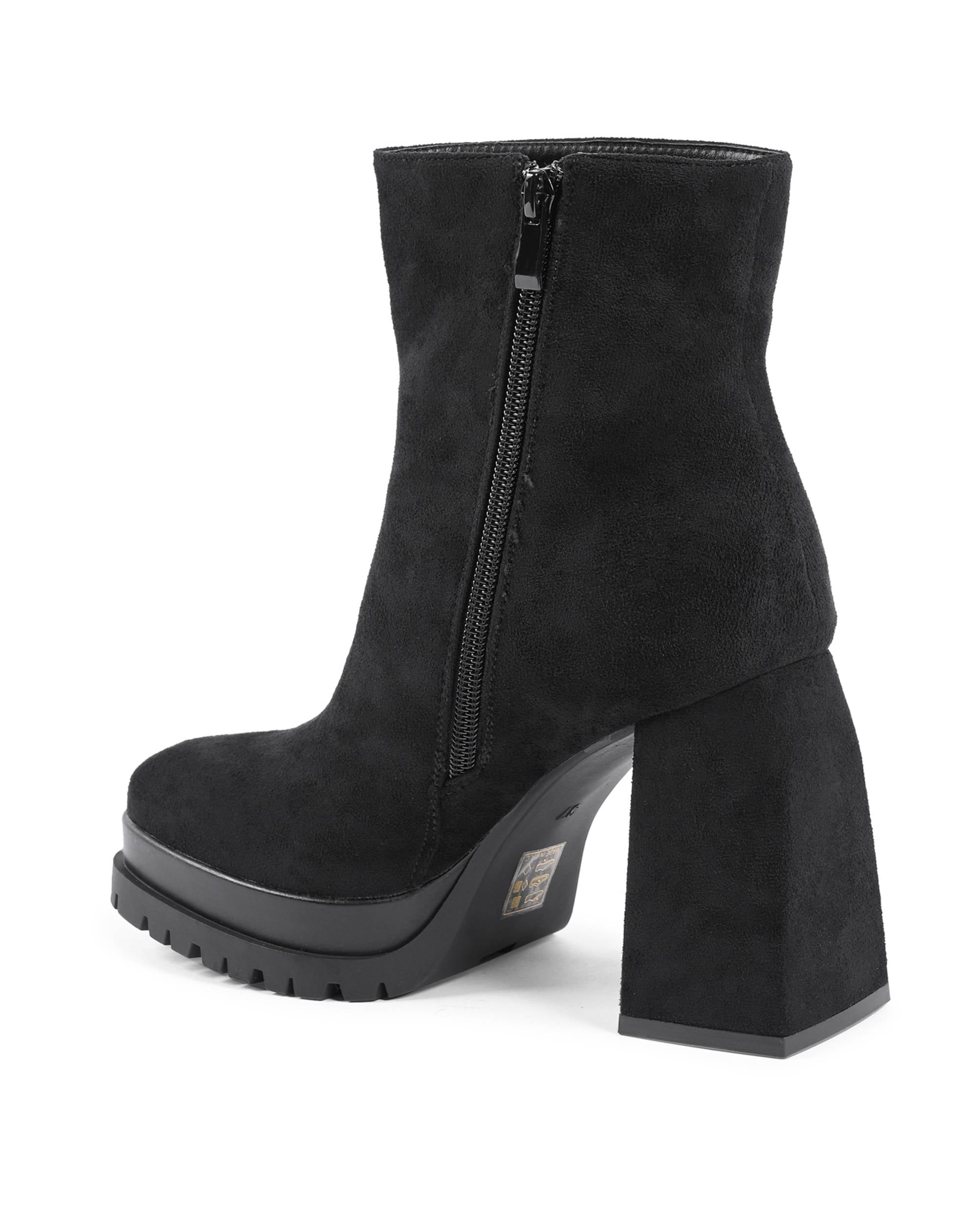 19V69 Italia Botines para mujer Negro X712 NERO