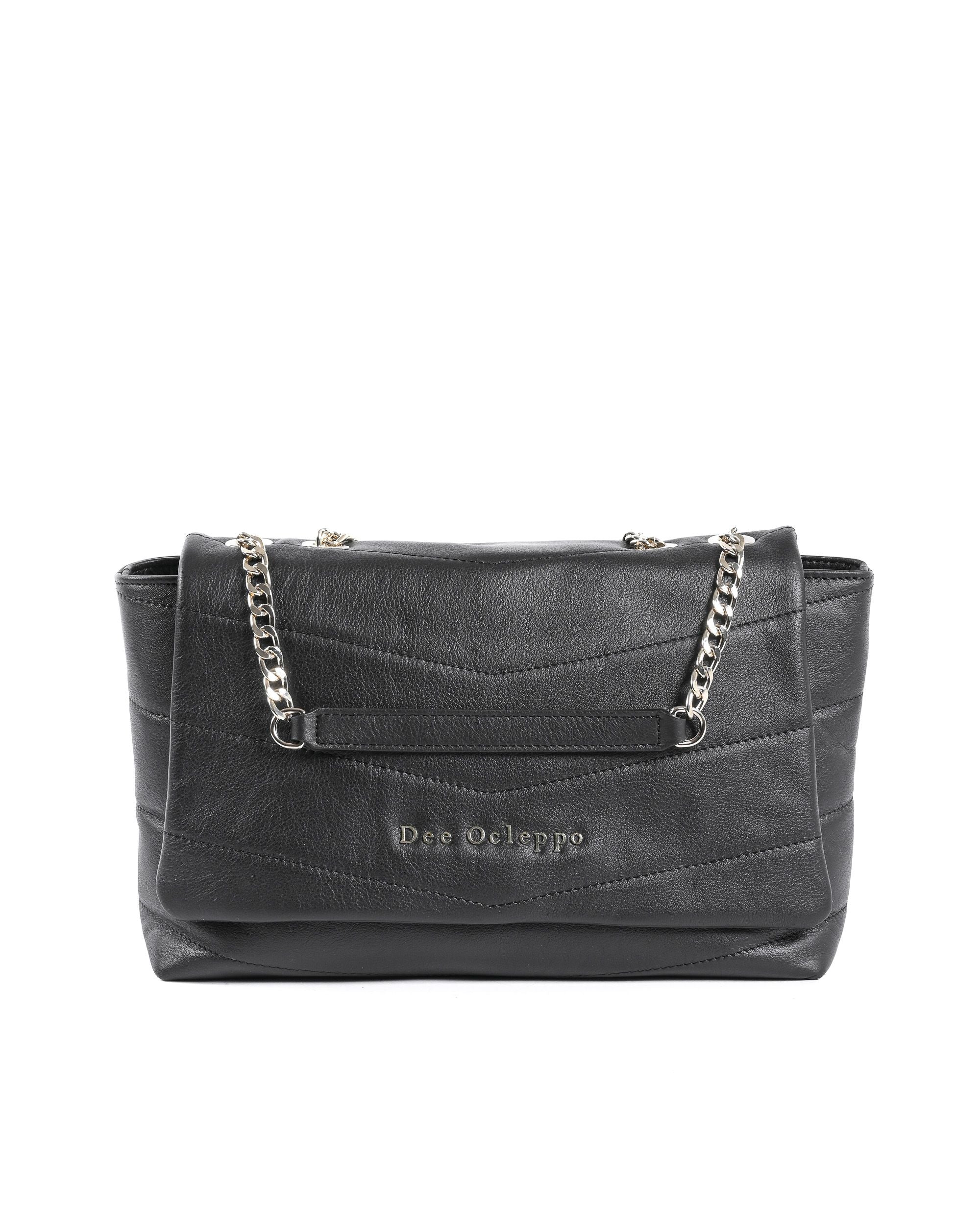 Bolso de hombro para mujer Dee Ocleppo MARGOT BLACK