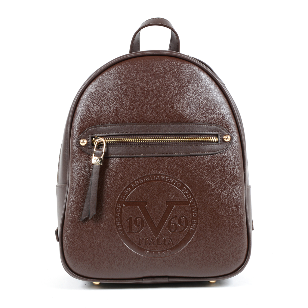 V 1969 Italia Womens Backpack Brown SANTORINI