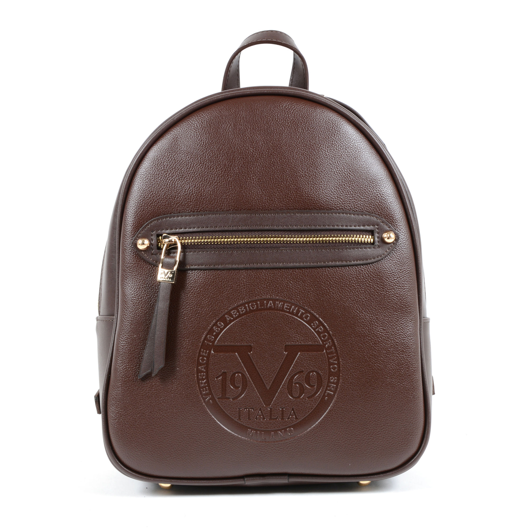 V 1969 Italia Womens Backpack Brown SANTORINI