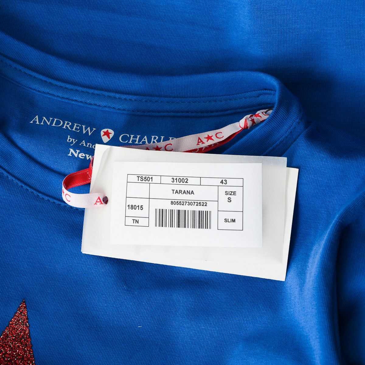 Camiseta para mujer Andrew Charles By Andy Hilfiger TS501 03 1002 TARANA BLUE S8
