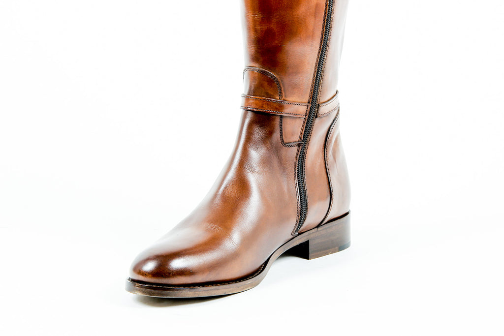 Bota alta para mujer Kiton D34801 4H5103 LUX CAFFE