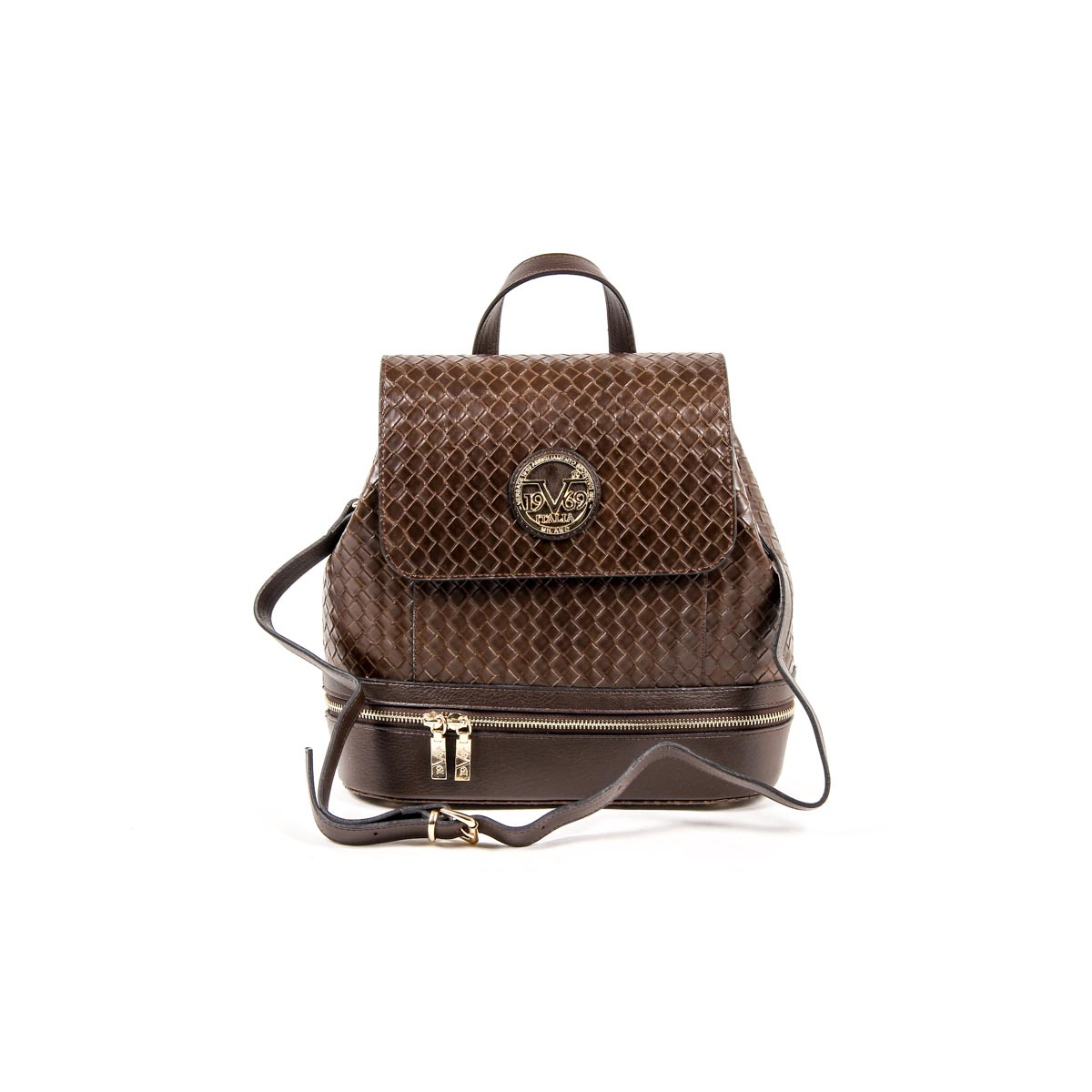 Bolso de mano para mujer V 1969 Italia V1969004B CAFÉ