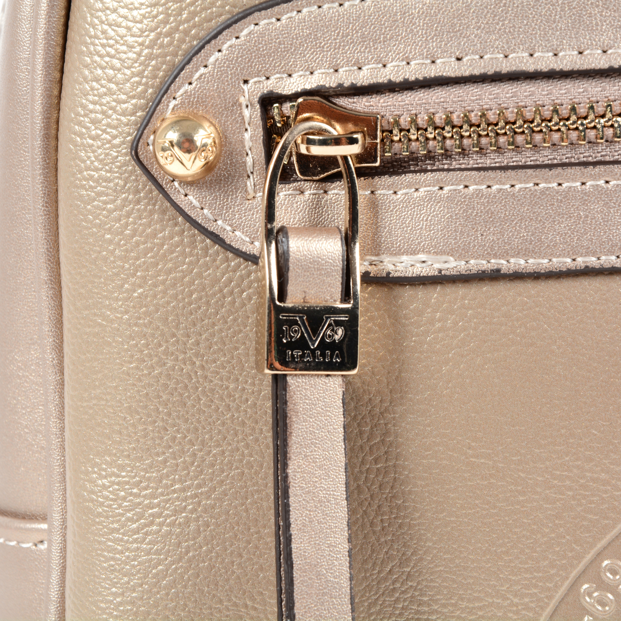 V 1969 Italia Womens Backpack Gold SANTORINI