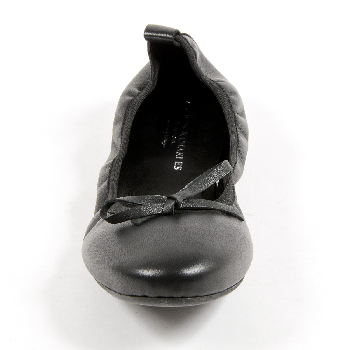 Andrew Charles Womens Soft Ballerina Black GWEN