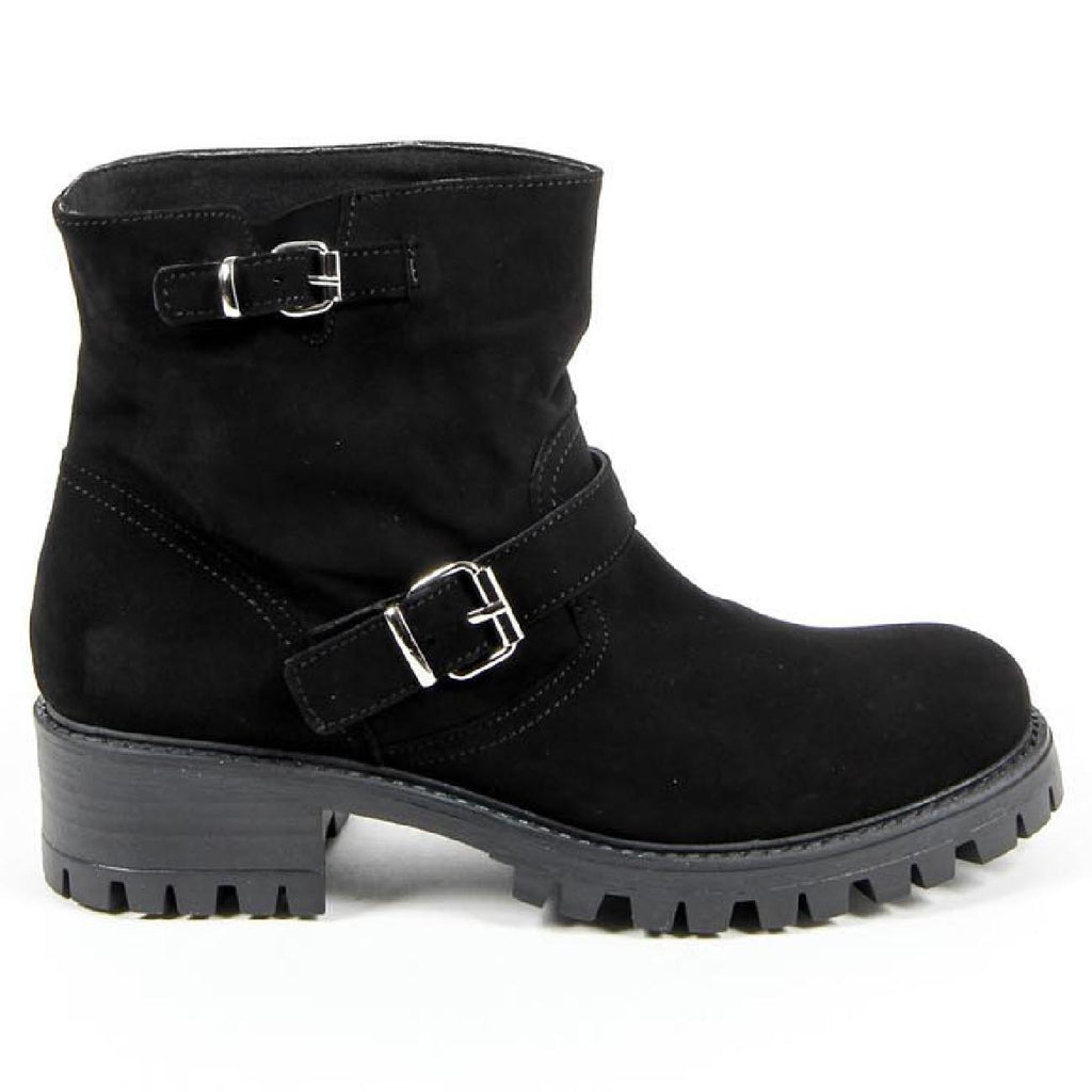 Bota corta para mujer V 1969 Italia B1441 CAMOSCIO NERO