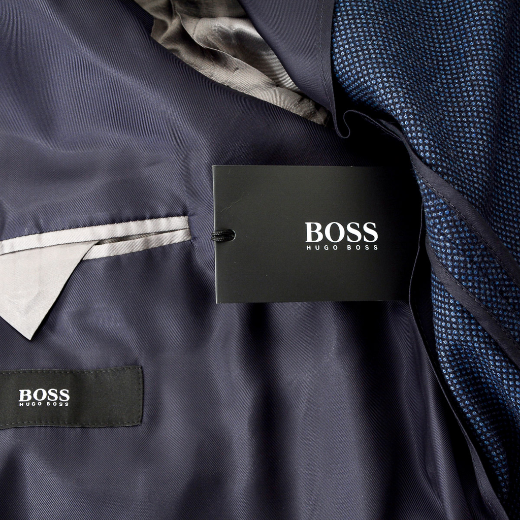 Chaqueta Hugo Boss para hombre de manga larga azul oscuro JANSON