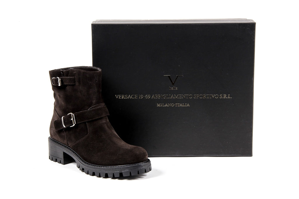 Bota corta para mujer V 1969 Italia B1441 VELOUR T. MORO