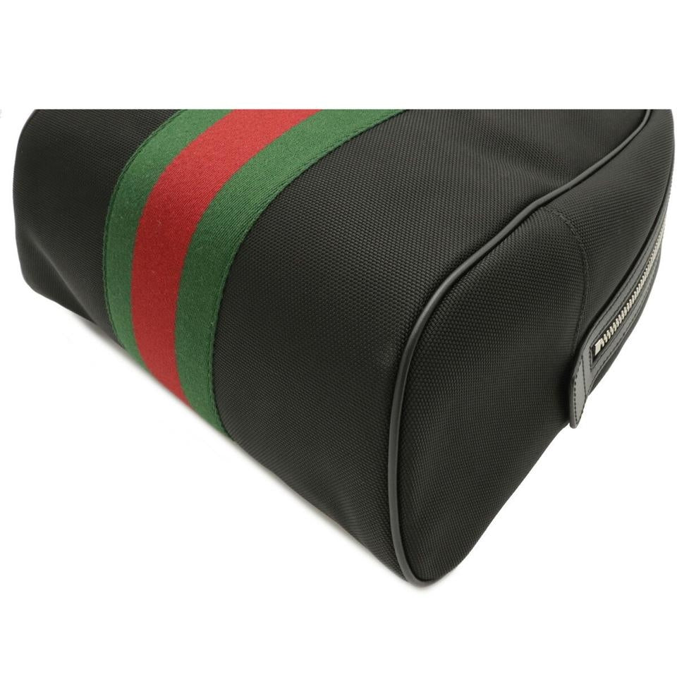 Mochila Gucci Web Stripe para hombre negra