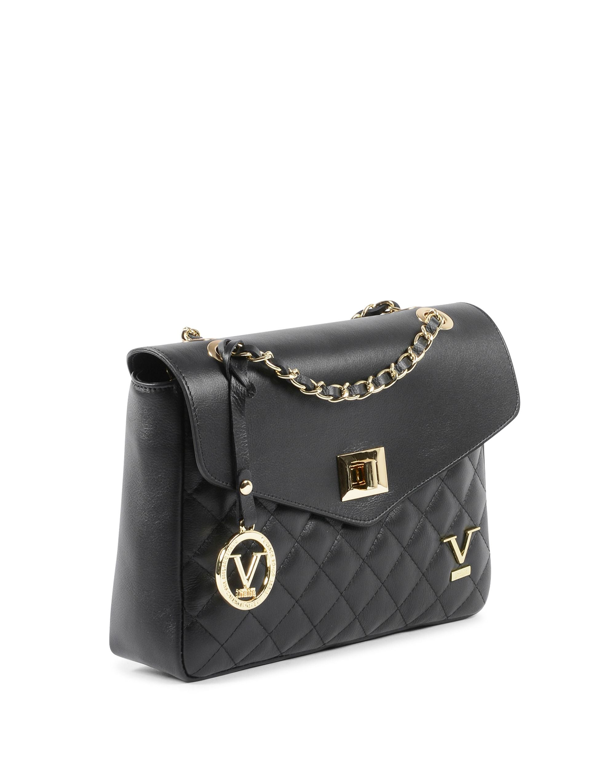 Bolso de mano para mujer V Italia negro V024-G SAUVAGE NERO