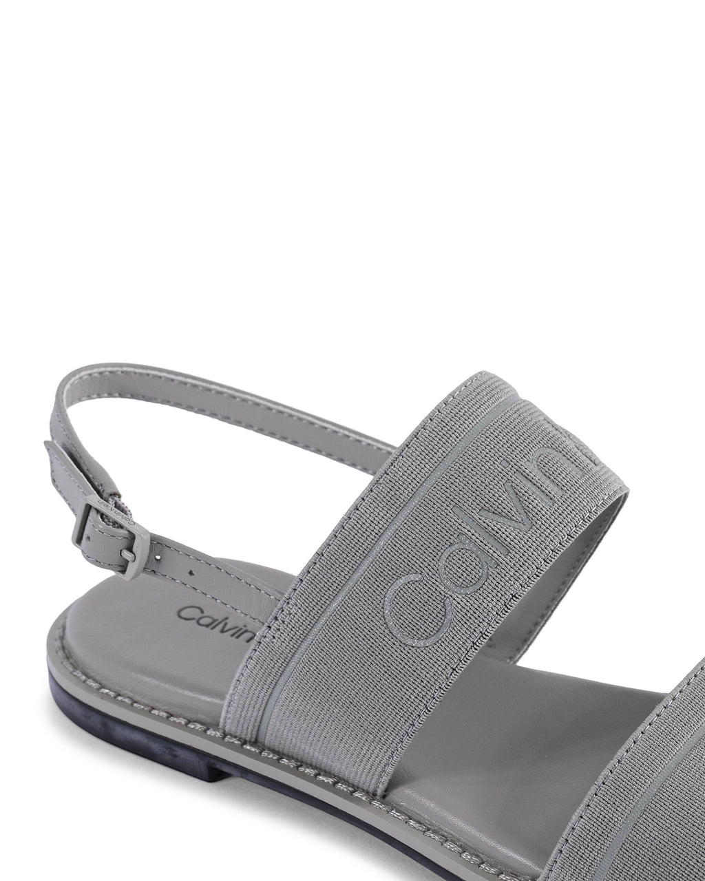 Sandalias Calvin Klein para mujer, color gris, HW0HW01990PK7