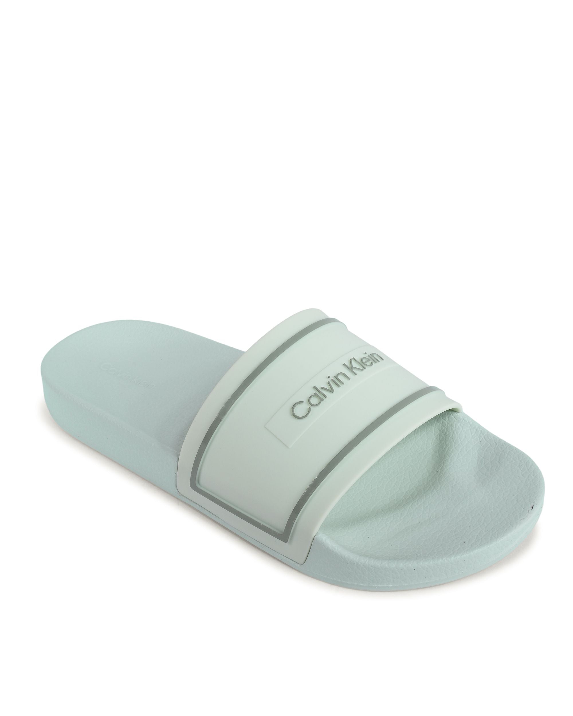Chanclas Calvin Klein para mujer, color verde, HW0HW01976LIA