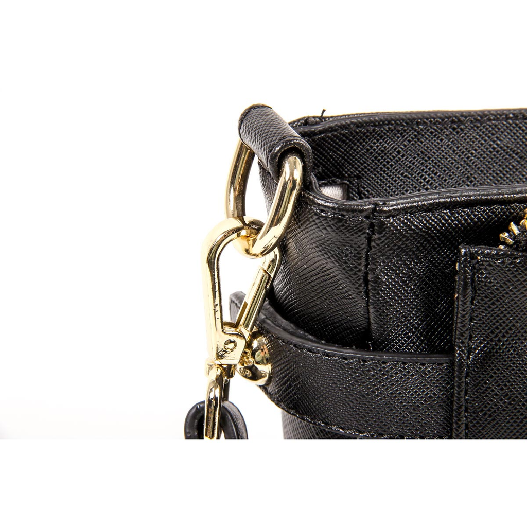 Bolso de mano para mujer V 1969 Italia V1969009 NEGRO